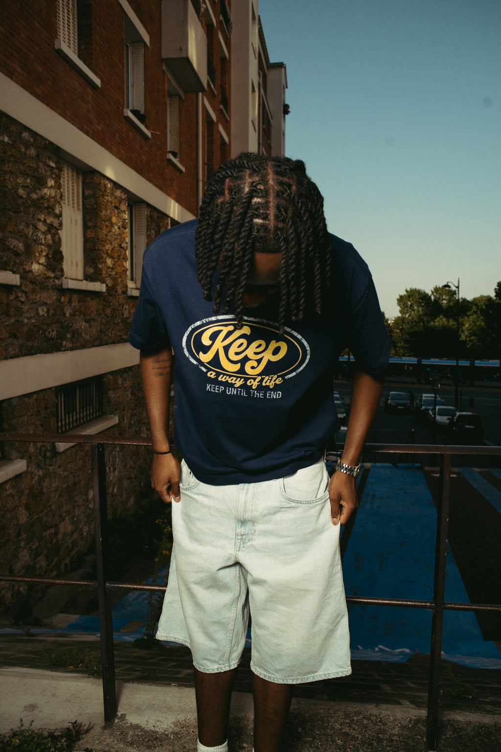 Front Keep navy