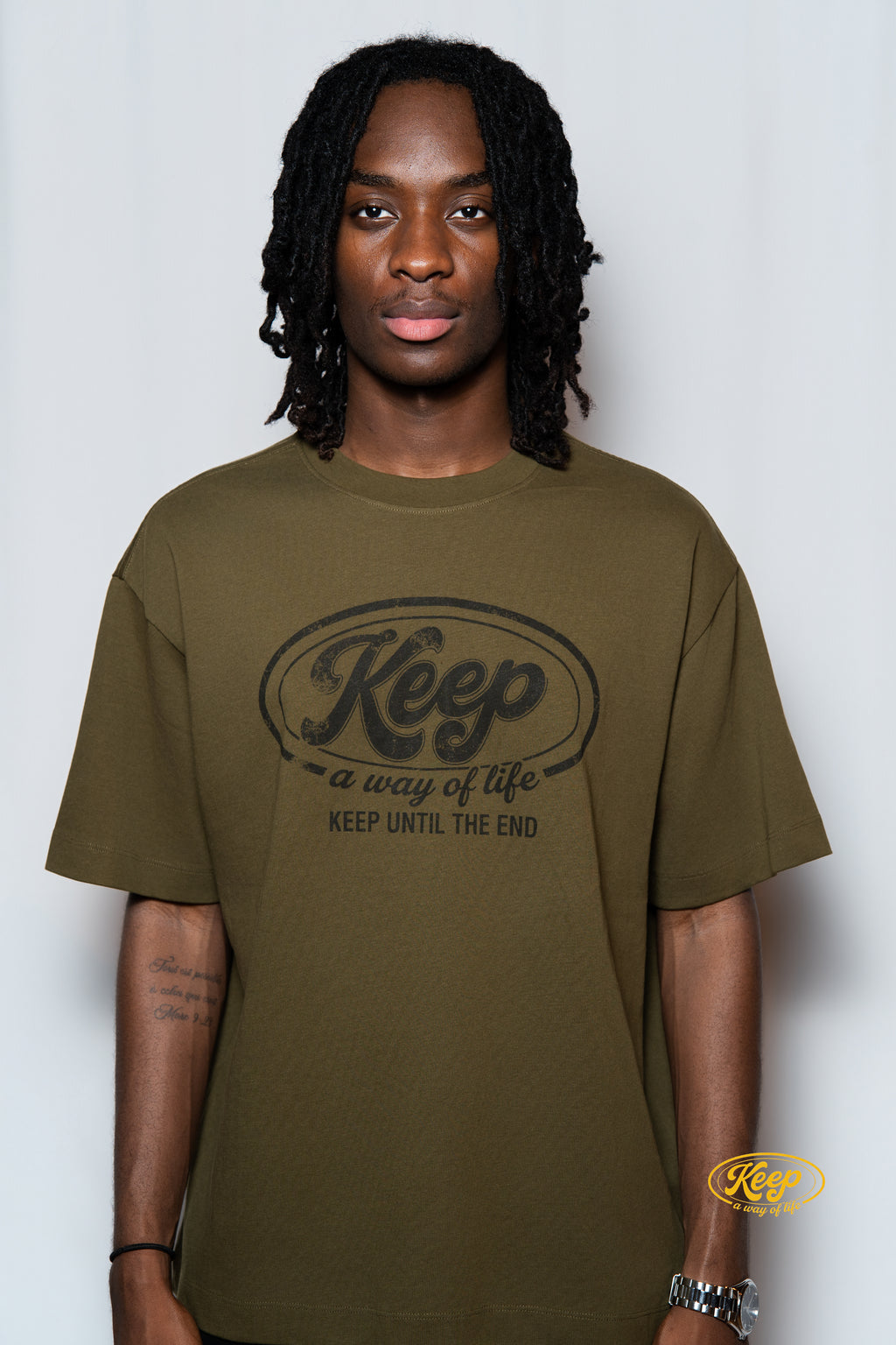 FRONT KEEP KAKI (noir)